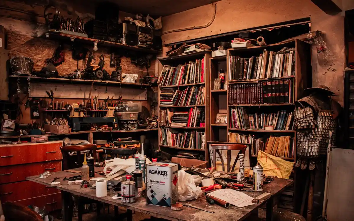Before a hoarding cleanout in Reno, NV
